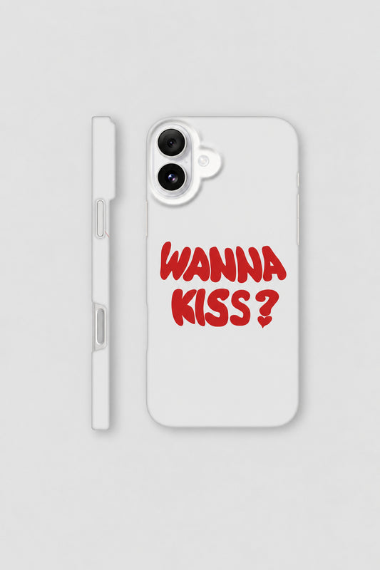 Wanna Kiss? iPhone Case