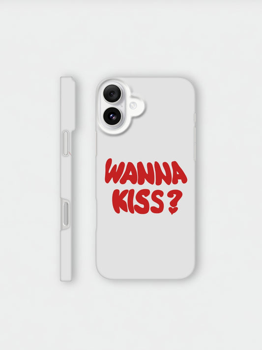 Wanna Kiss? iPhone Cover