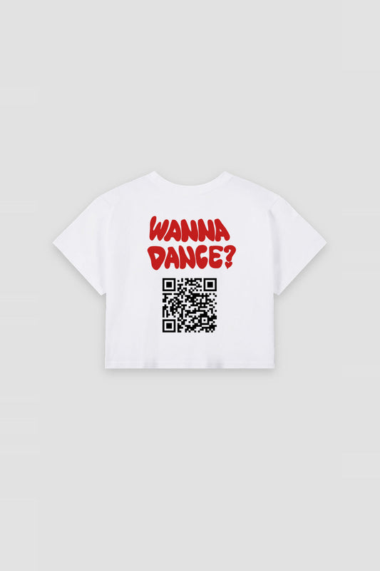 Wanna Dance? QR Crop Top