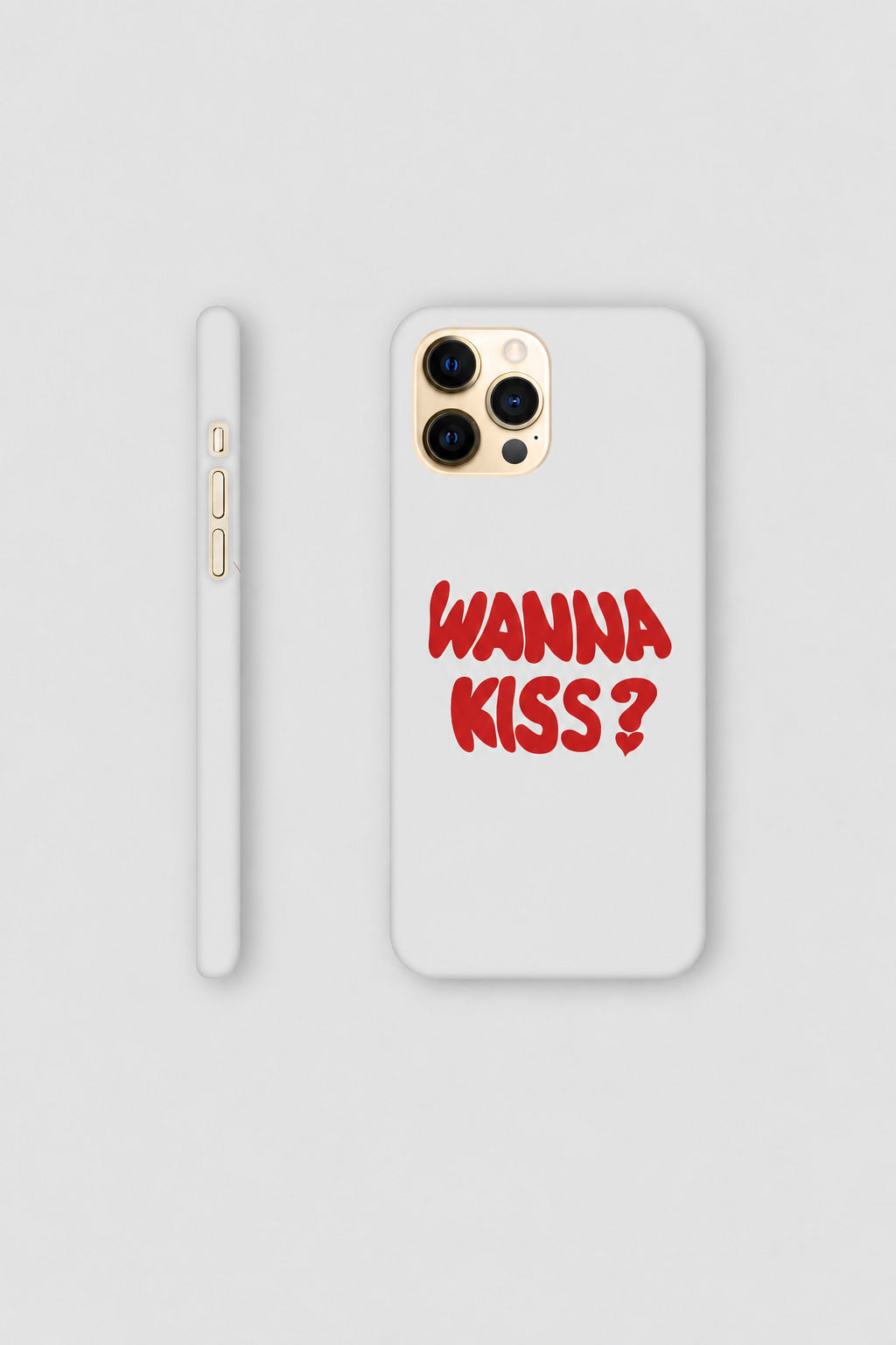 Wanna Kiss? iPhone Cover