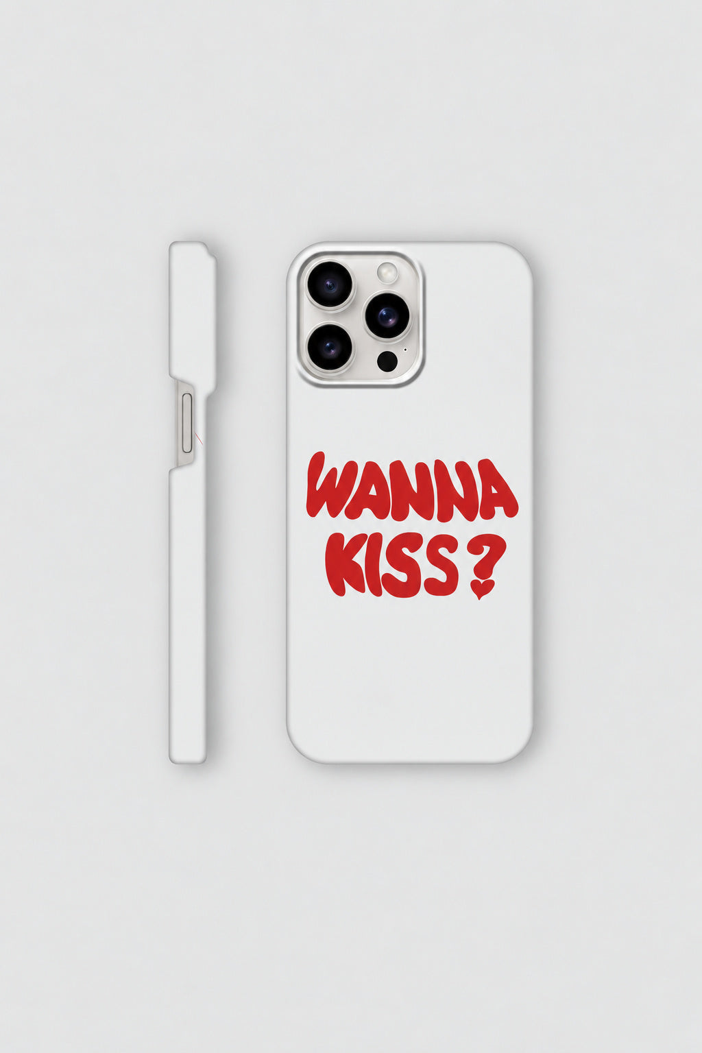 Wanna Kiss? iPhone Cover