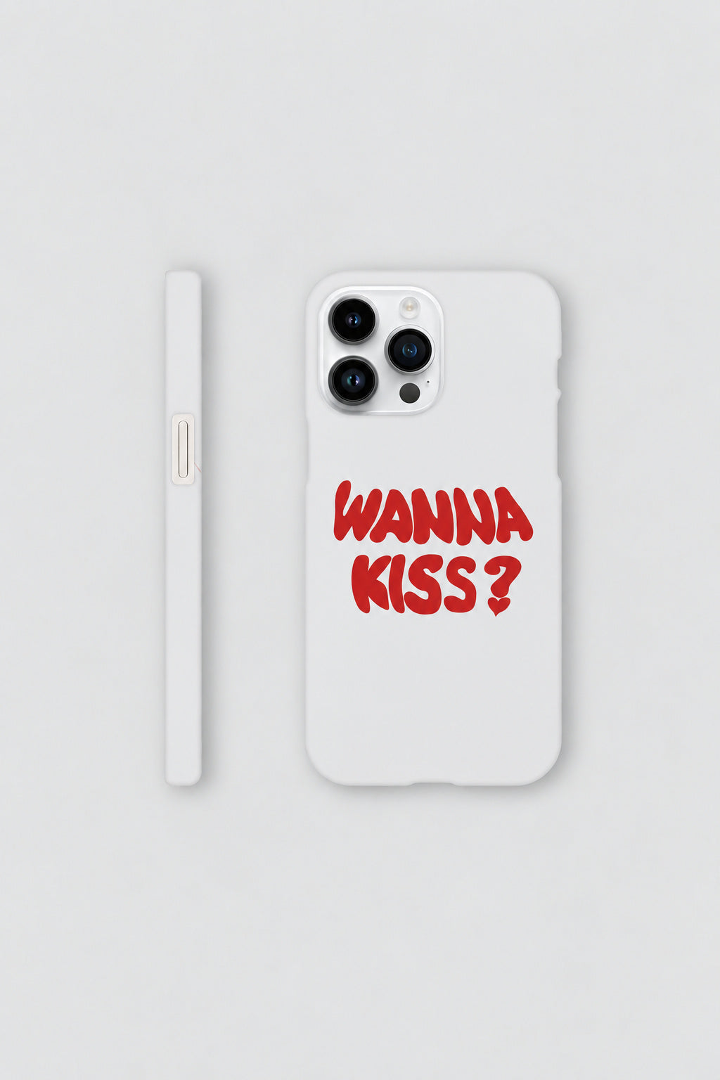 Wanna Kiss? iPhone Cover